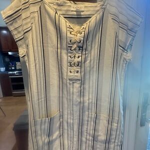 Shift Dress Coverup by Velvet~ Graham & Spencer 100% Cotton